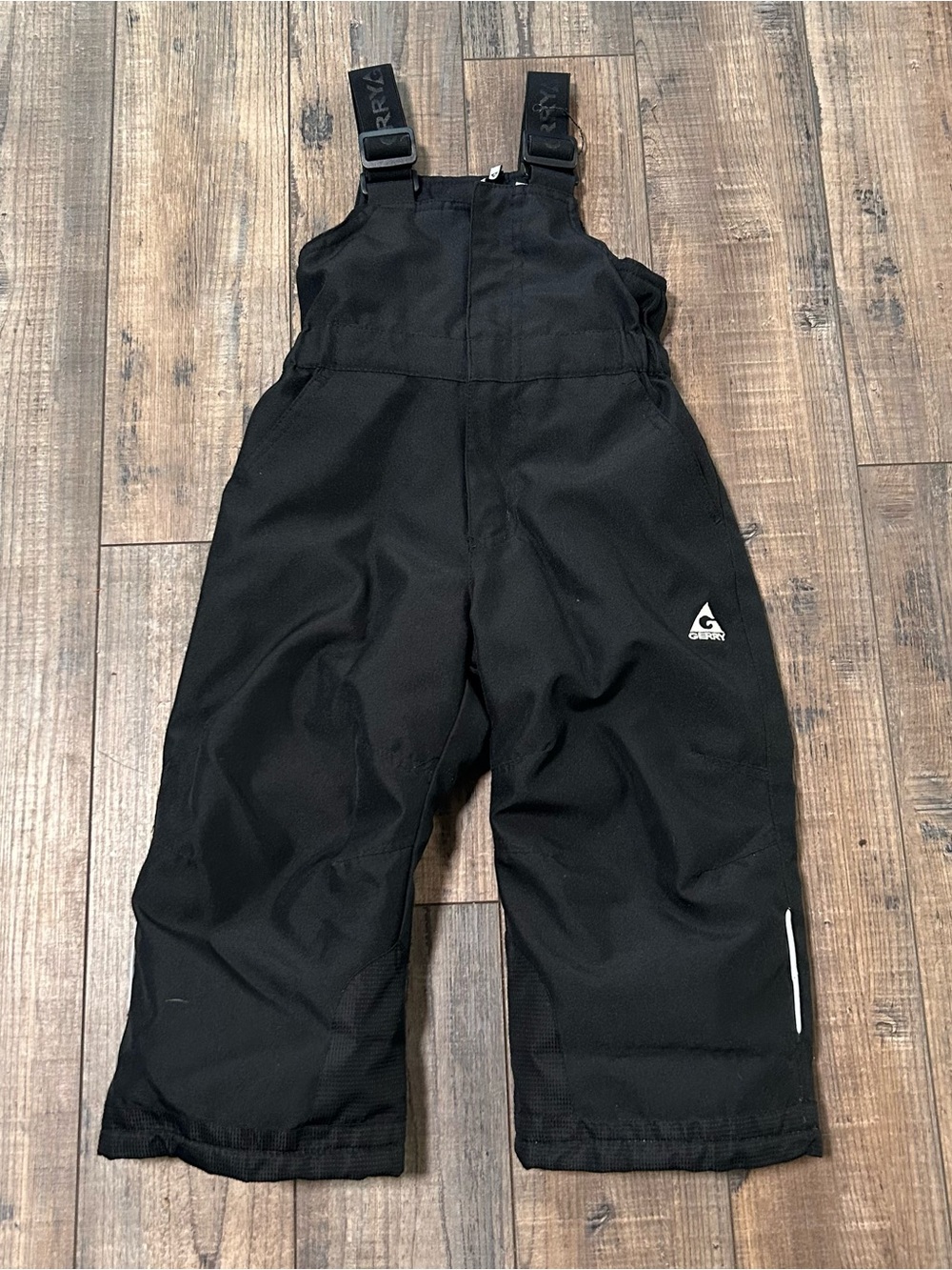 Gerry Youth Performance Snow/Ski Bib Pants Overalls Black Unisex Size 2T